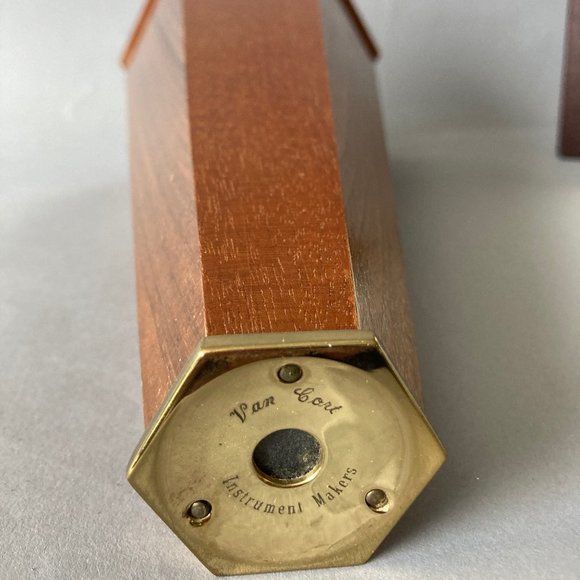 VanCort Wood and Brass Hexagon Kaleidoscope - Picture 9 of 16